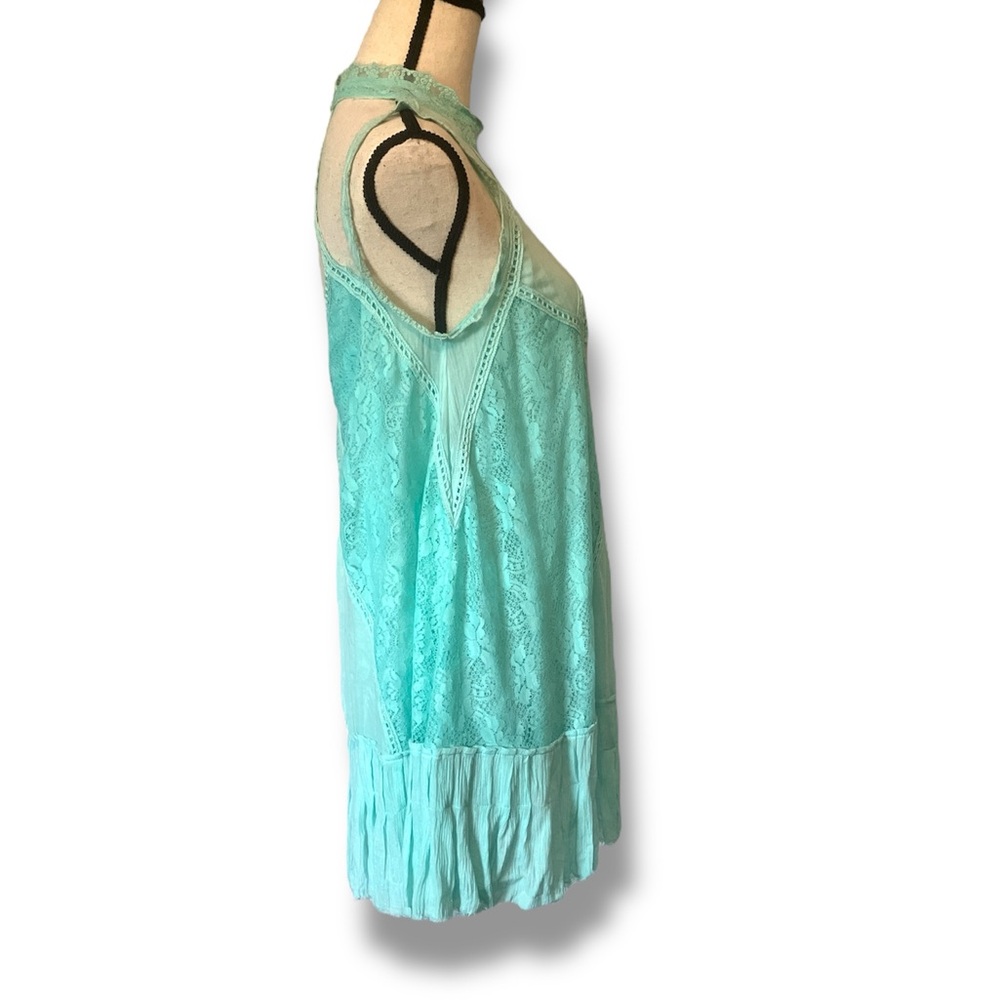 Free People Aqua lace dress - Picture 10 of 16